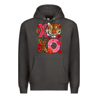 Smoke xoxo with tiger Premium Hoodie - NancyCooperArtShop