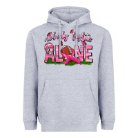 Heather Grey Football Nobody Fights Alone Heavyweight Hoodie - texasbilliewilder