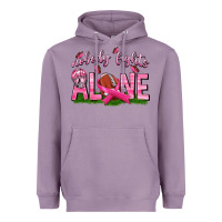 Lavender Football Nobody Fights Alone Heavyweight Hoodie - texasbilliewilder