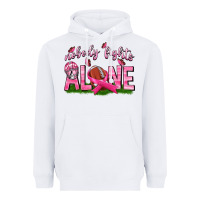 White Football Nobody Fights Alone Heavyweight Hoodie - texasbilliewilder