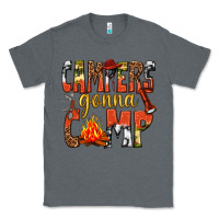 Charcoal Heather campers gonna camp western Classic Tee - texasbilliewilder