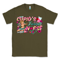 Army Green cupid's favorite nurse Classic Tee - FaDigitalArtStudio