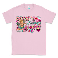 Bubblegum Pink cupid's favorite nurse Classic Tee - FaDigitalArtStudio