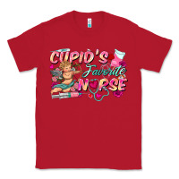 Red cupid's favorite nurse Classic Tee - FaDigitalArtStudio