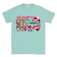 Seafoam cupid's favorite nurse Classic Tee - FaDigitalArtStudio