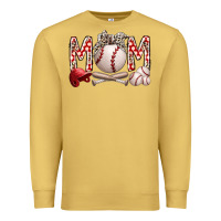 Antique Gold mom baseball Premium Sweatshirt - RacoonDesign