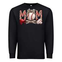 Black mom baseball Premium Sweatshirt - RacoonDesign