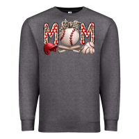 Charcoal Heather mom baseball Premium Sweatshirt - RacoonDesign