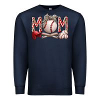 Navy mom baseball Premium Sweatshirt - RacoonDesign