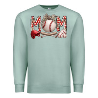 Seafoam mom baseball Premium Sweatshirt - RacoonDesign