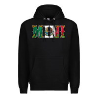 Black mexican flag mini Premium Hoodie - Jasminsmagicworld