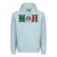 Blue Mist mexican flag mini Premium Hoodie - Jasminsmagicworld