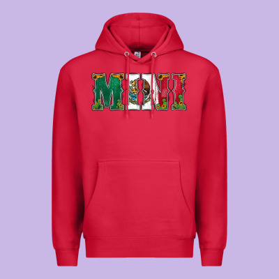 Mexican Flag Mini Premium Hoodie Designed By Jasminsmagicworld