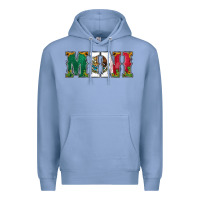 Colony Blue mexican flag mini Premium Hoodie - Jasminsmagicworld