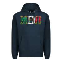 Navy mexican flag mini Premium Hoodie - Jasminsmagicworld