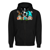Black soccer gnomes Zipper Hoodie - Zillion Design Studio