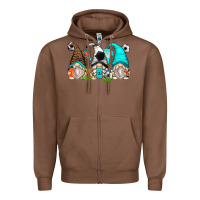 Chestnut soccer gnomes Zipper Hoodie - Zillion Design Studio