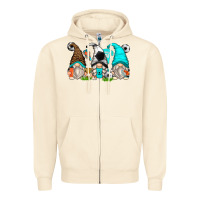 Sandshell soccer gnomes Zipper Hoodie - Zillion Design Studio