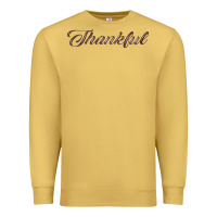 Antique Gold thankful Premium Sweatshirt - FaDigitalArtStudio