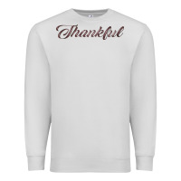 Dove Grey thankful Premium Sweatshirt - FaDigitalArtStudio