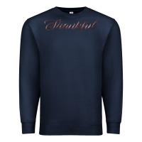 Navy thankful Premium Sweatshirt - FaDigitalArtStudio
