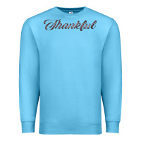 Ocean Blue thankful Premium Sweatshirt - FaDigitalArtStudio