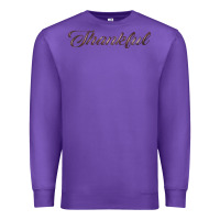 Purple thankful Premium Sweatshirt - FaDigitalArtStudio