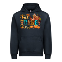 Navy Talk turkey to me Urban Hoodie - NancyCooperArtShop