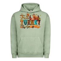 Pigment Oil Green Talk turkey to me Urban Hoodie - NancyCooperArtShop