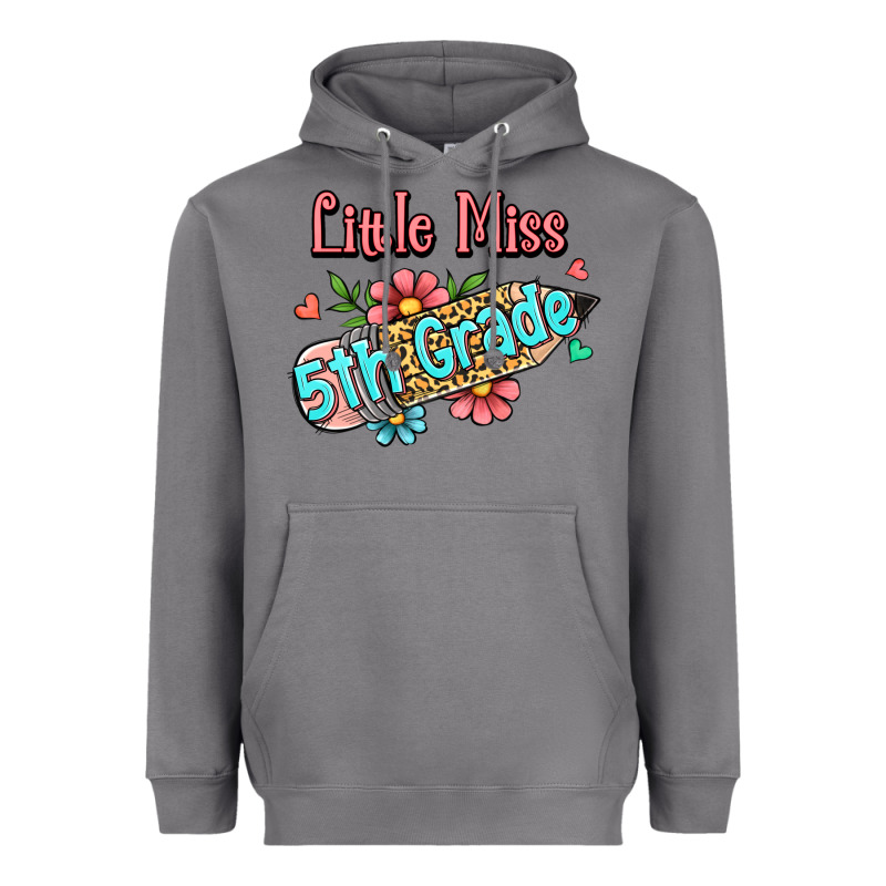 Little Miss Fifth Grade Heavyweight Hoodie by RanaPortraitStore | Teevron