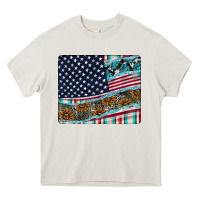 American Flag Mouse Pad Heavy Core Tee | Teevron