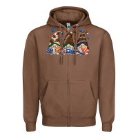 Chestnut football gnomes Zipper Hoodie - Zillion Design Studio