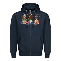 Navy football gnomes Zipper Hoodie - Zillion Design Studio