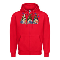 Red football gnomes Zipper Hoodie - Zillion Design Studio