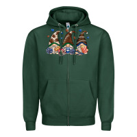 Sports Green football gnomes Zipper Hoodie - Zillion Design Studio