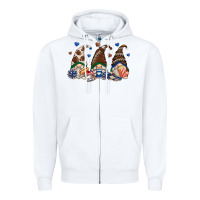 White football gnomes Zipper Hoodie - Zillion Design Studio