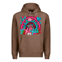Chestnut xo xo rainbow valentine Premium Hoodie - NancyCooperArtShop