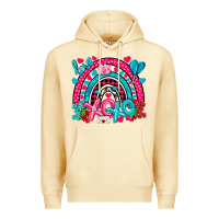 Pina Colada xo xo rainbow valentine Premium Hoodie - NancyCooperArtShop