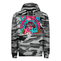 Slate Camo xo xo rainbow valentine Premium Hoodie - NancyCooperArtShop