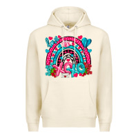 Tofu xo xo rainbow valentine Premium Hoodie - NancyCooperArtShop