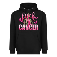 Black Fuck Cancer with Butterflies Heavyweight Hoodie - texasbilliewilder
