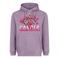 Lavender Fuck Cancer with Butterflies Heavyweight Hoodie - texasbilliewilder