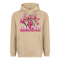 Mushroom Fuck Cancer with Butterflies Heavyweight Hoodie - texasbilliewilder
