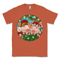 Copper Christmas Pigs Classic Tee - RanaPortraitStore