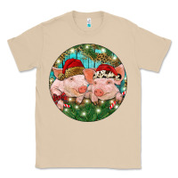 Mushroom Christmas Pigs Classic Tee - RanaPortraitStore