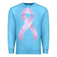 Ocean Blue testicular cancer ribbon fa element Premium Sweatshirt - FaDigitalArtStudio