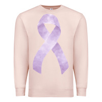 Pale Pink testicular cancer ribbon fa element Premium Sweatshirt - FaDigitalArtStudio