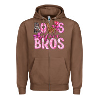 Chestnut bows before bros Zipper Hoodie - texasbilliewilder