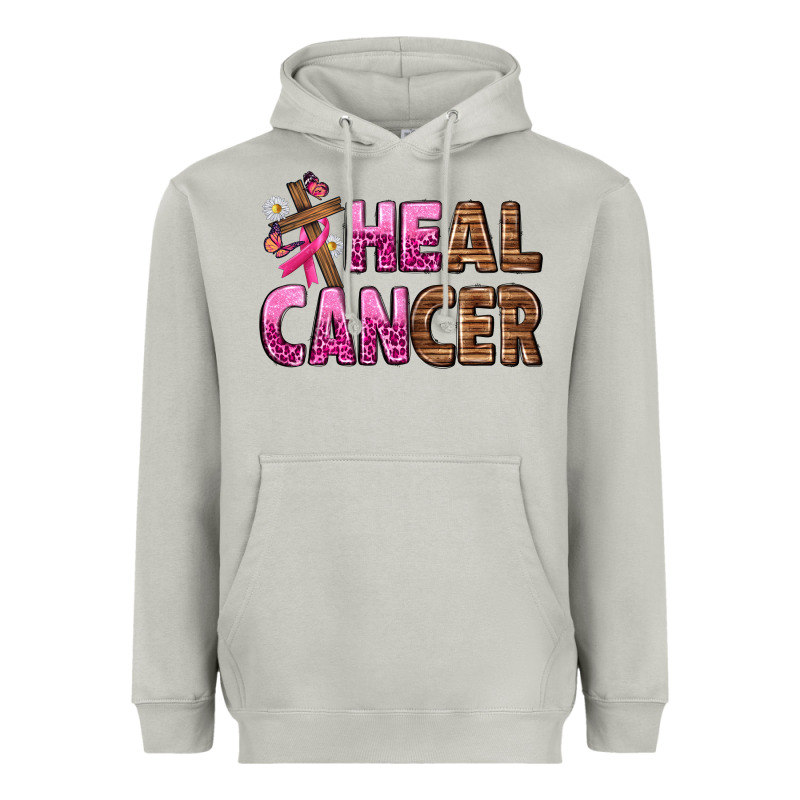 Heal Cancer Heavyweight Hoodie by texasbilliewilder | Teevron