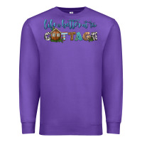Purple life is better at the cottage Premium Sweatshirt - HRA Design Shop